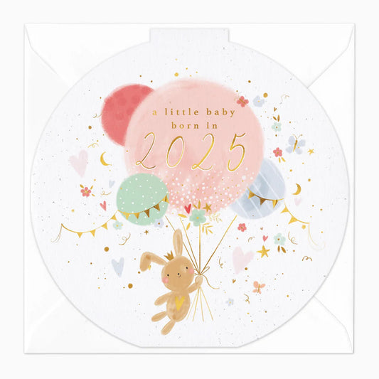 2025 BABY GIRL CIRCULAR CARD
