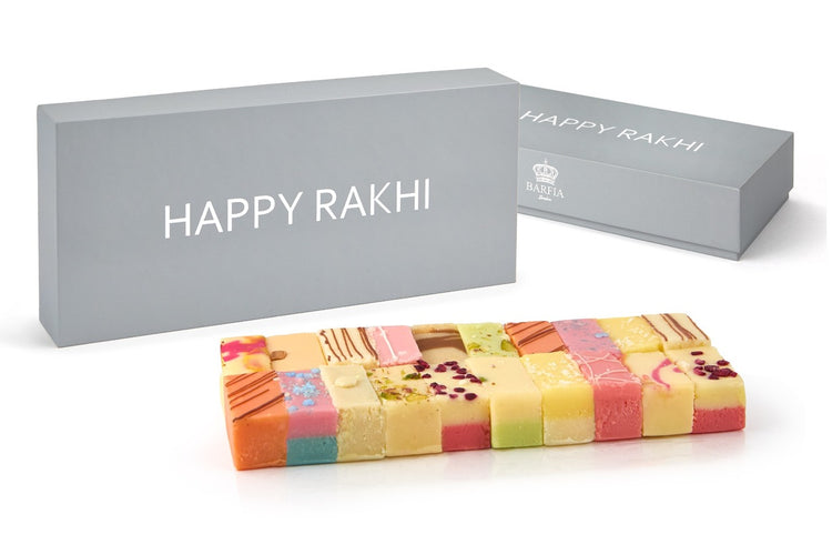 Happy Rakhi – 20 Piece Bite-Sized Barfi Box
